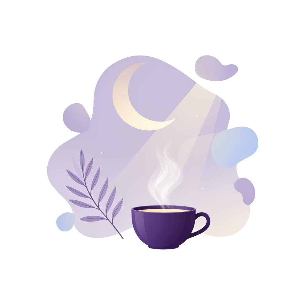 Ilustração simbólica de descanso e pausa
